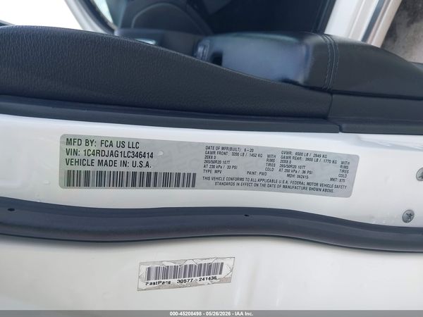 2020 DODGE DURANGO SXT PLUS AWD