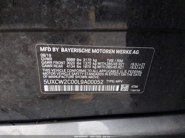 2020 BMW X7 XDRIVE40I