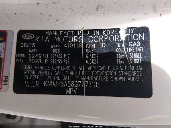 2016 KIA SOUL +