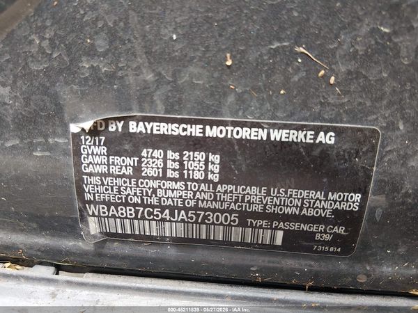 2018 BMW 340I XDRIVE
