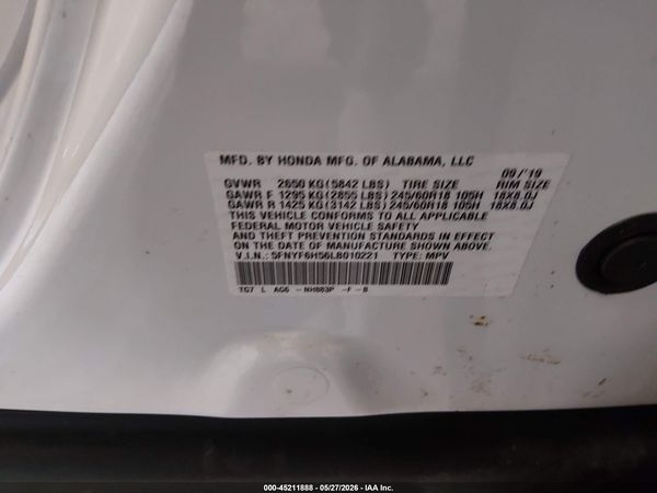 2020 HONDA PILOT AWD EX-L