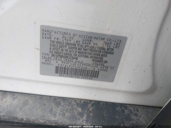 2022 NISSAN KICKS S XTRONIC CVT