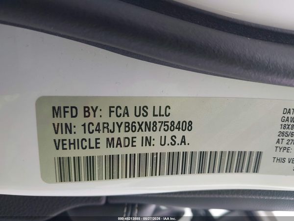 2022 JEEP GRAND CHEROKEE 4XE LIMITED 4X4