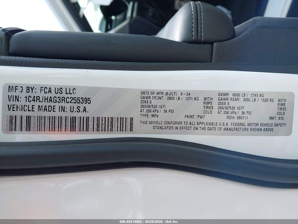 2024 JEEP GRAND CHEROKEE ALTITUDE X 4X4