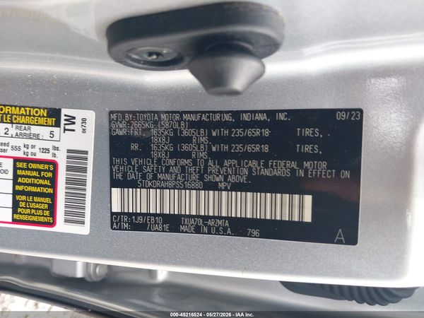 2023 TOYOTA HIGHLANDER XLE