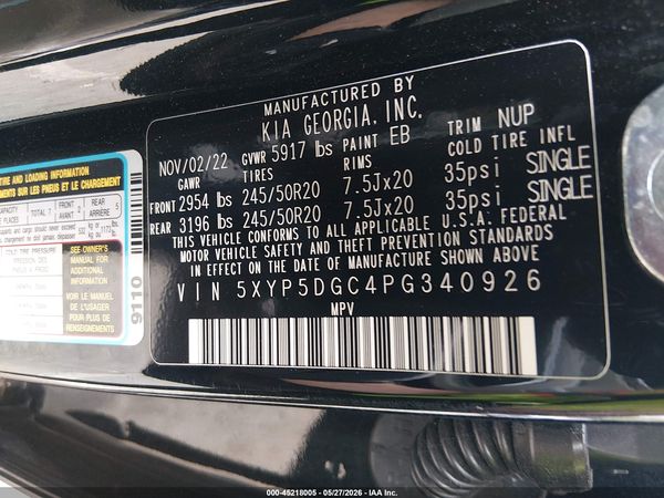 2023 KIA TELLURIDE SX