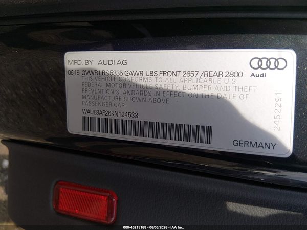 2019 AUDI A6 45 PREMIUM