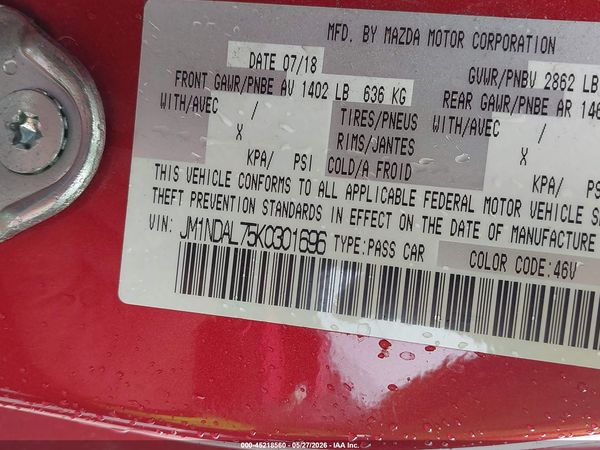 2019 MAZDA MX-5 MIATA RF CLUB