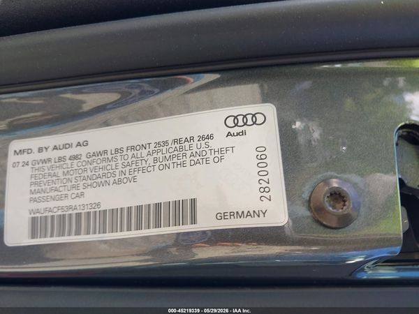 2024 AUDI A5 SPORTBACK
