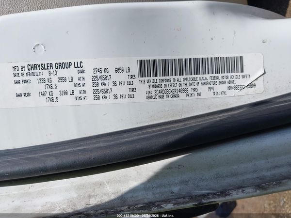 2014 DODGE GRAND CARAVAN AMERICAN VALUE PKG — I9