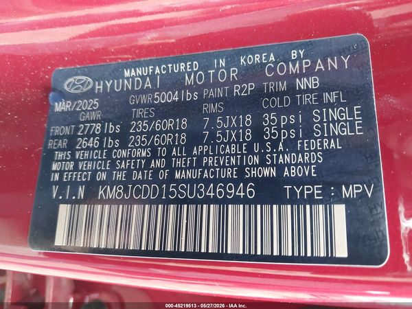 2025 HYUNDAI TUCSON HYBRID SEL CONVENIENCE