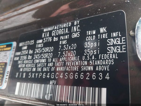 2025 KIA TELLURIDE S