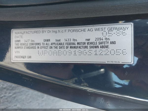 1986 PORSCHE 911 CARRERA