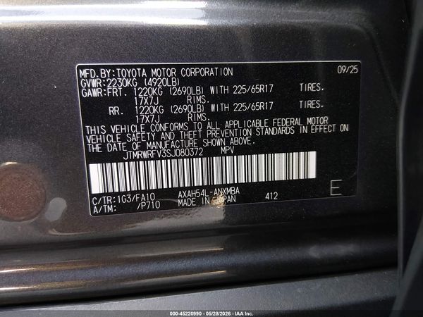 2025 TOYOTA RAV4 HYBRID XLE