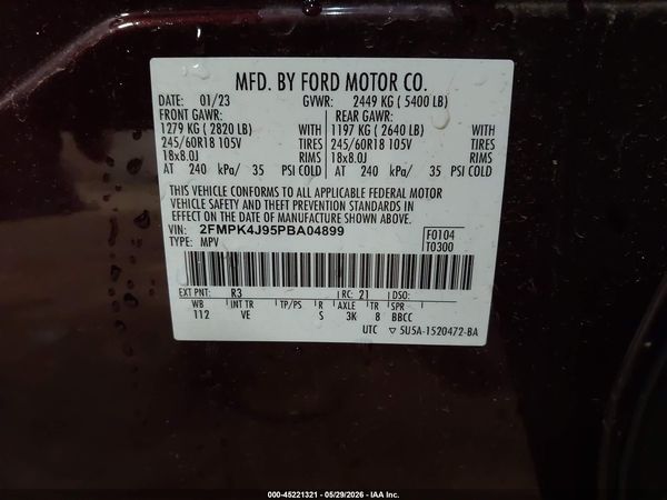2023 FORD EDGE SEL