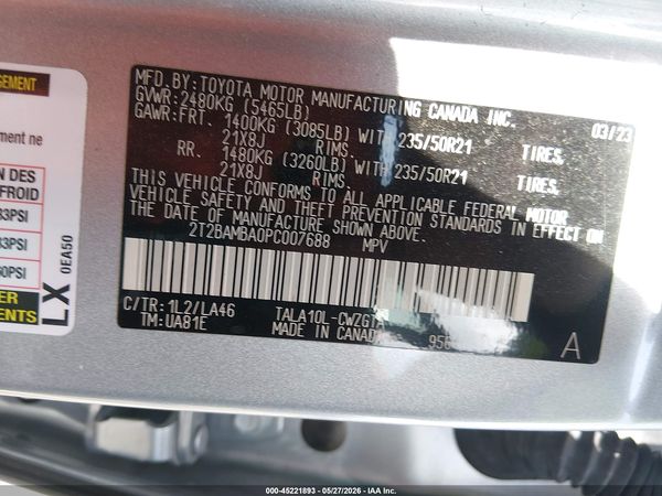 2023 LEXUS RX 350 LUXURY