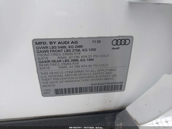 2021 AUDI Q5
