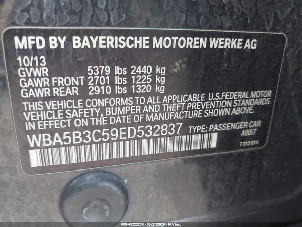 2014 BMW 535I XDRIVE