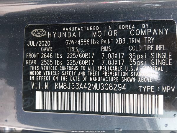 2021 HYUNDAI TUCSON VALUE