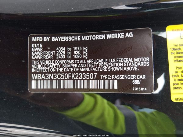 2015 BMW 428I