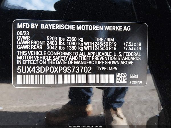 2023 BMW X3 SDRIVE30I