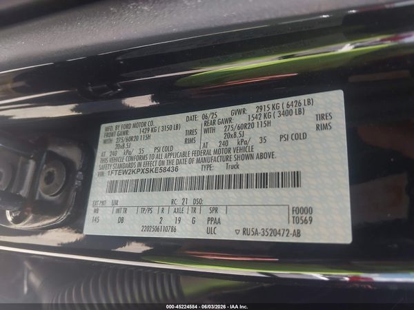 2025 FORD F-150 STX