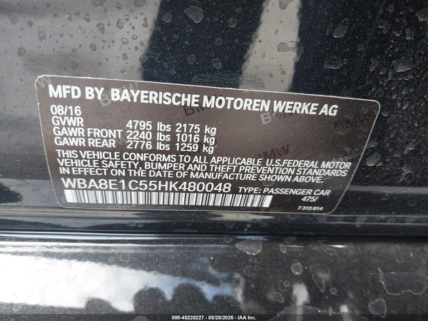 2017 BMW 330E IPERFORMANCE