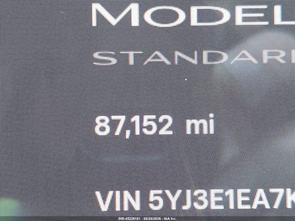 2019 TESLA MODEL 3