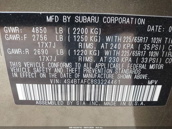2025 SUBARU OUTBACK PREMIUM
