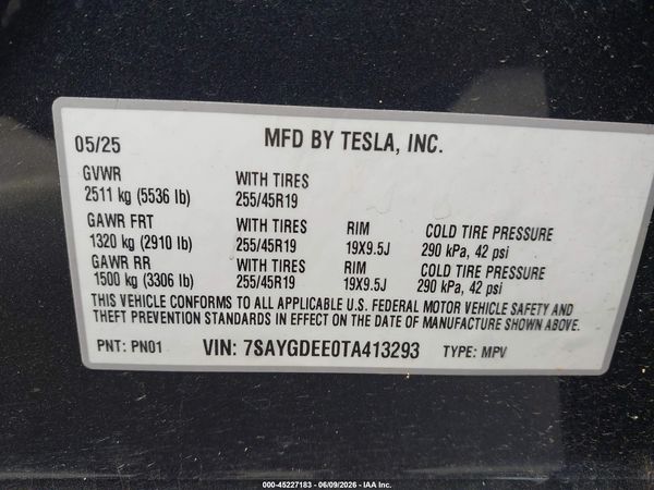 2026 TESLA MODEL Y