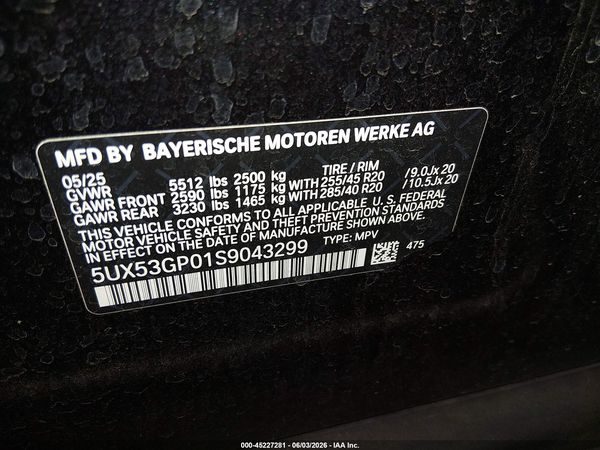 2025 BMW X3 30 xDrive