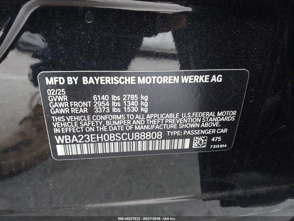 2025 BMW 740I