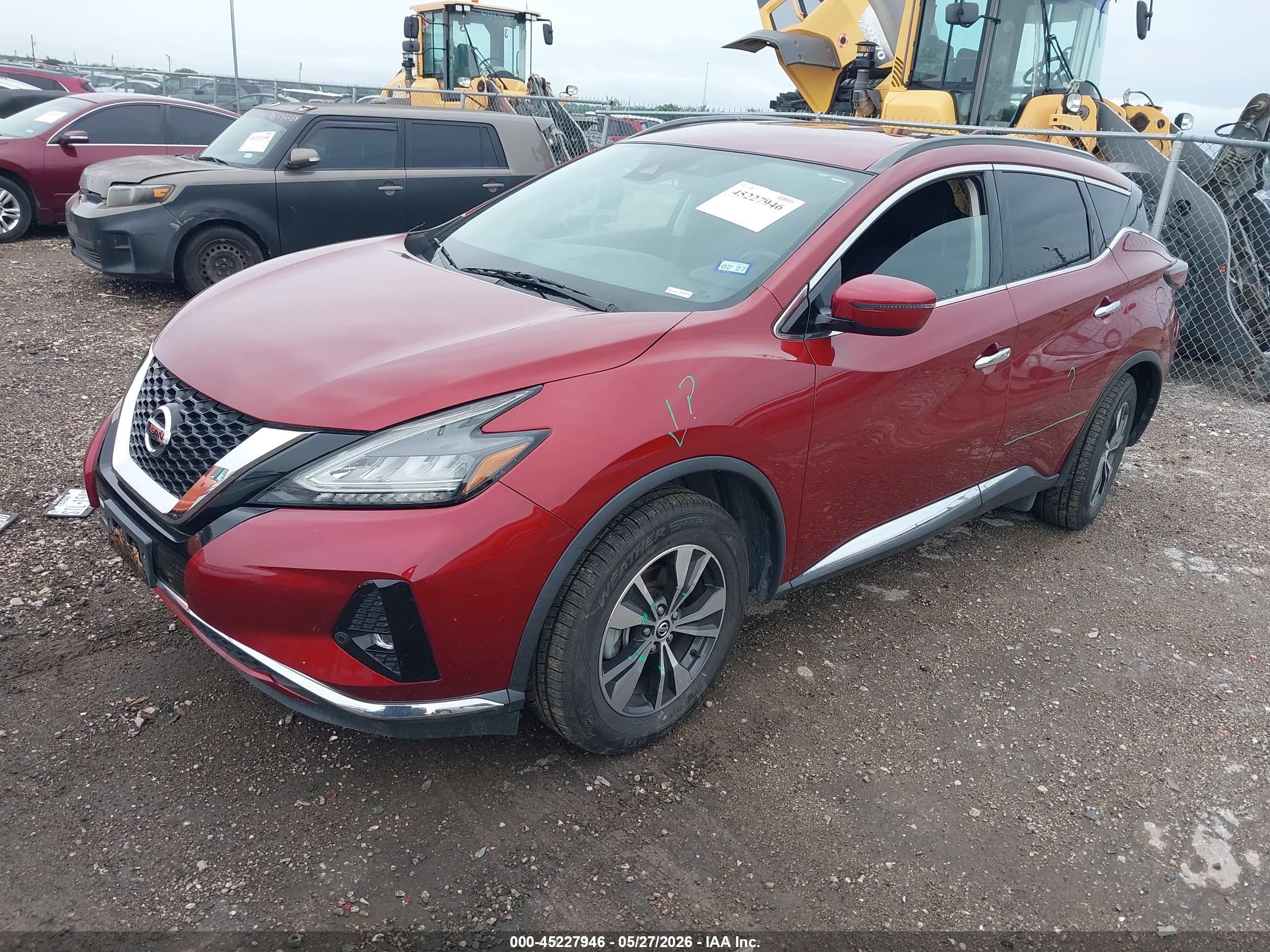 2021 NISSAN MURANO SV FWD — I2
