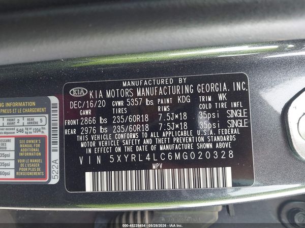 2021 KIA SORENTO S