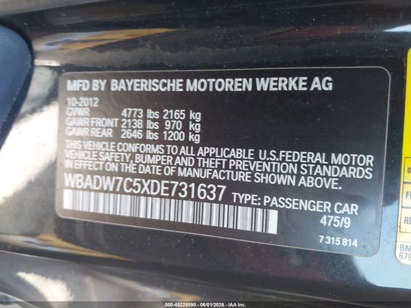 2013 BMW 328I