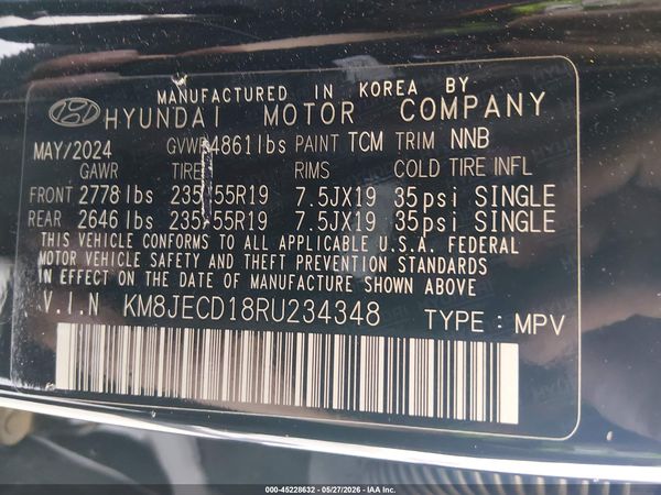 2024 HYUNDAI TUCSON HYBRID LIMITED