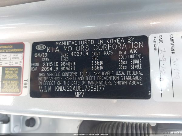 2020 KIA SOUL S