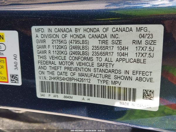 2023 HONDA CR-V LX AWD