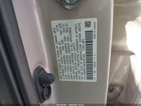 2018 HONDA CR-V TOURING