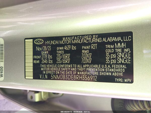 2024 HYUNDAI TUCSON SEL