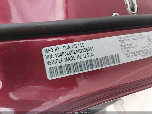 2021 JEEP CHEROKEE LATITUDE FWD
