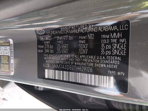 2026 HYUNDAI TUCSON SE