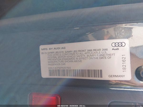 2023 AUDI S5 SPORTBACK
