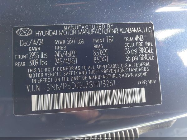 2025 HYUNDAI SANTA FE CALLIGRAPHY