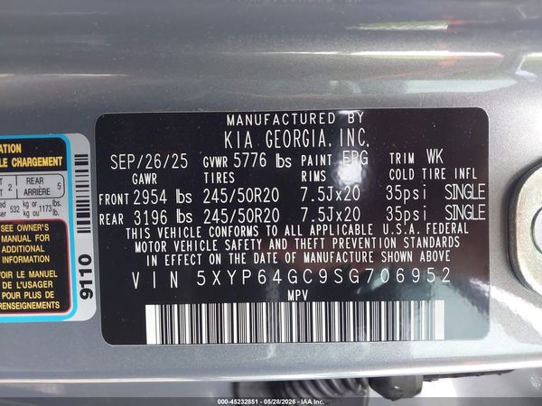 2025 KIA TELLURIDE S