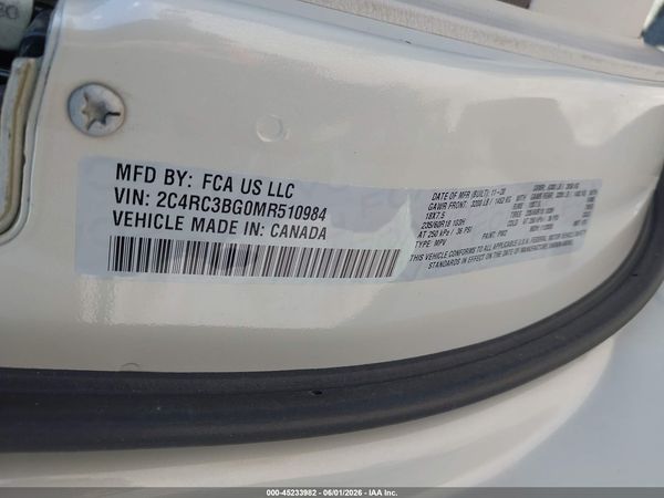 2021 CHRYSLER PACIFICA TOURING L AWD