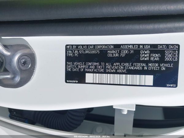 2024 VOLVO S60 B5 PLUS DARK THEME