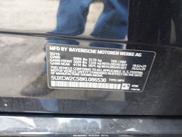2019 BMW X7 XDRIVE40I