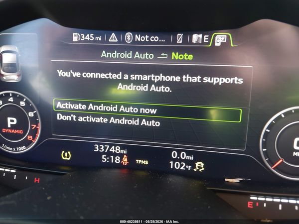 2021 AUDI TT 45 TFSI QUATTRO S TRONIC