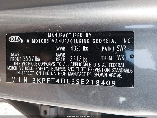 2025 KIA K4 LXS